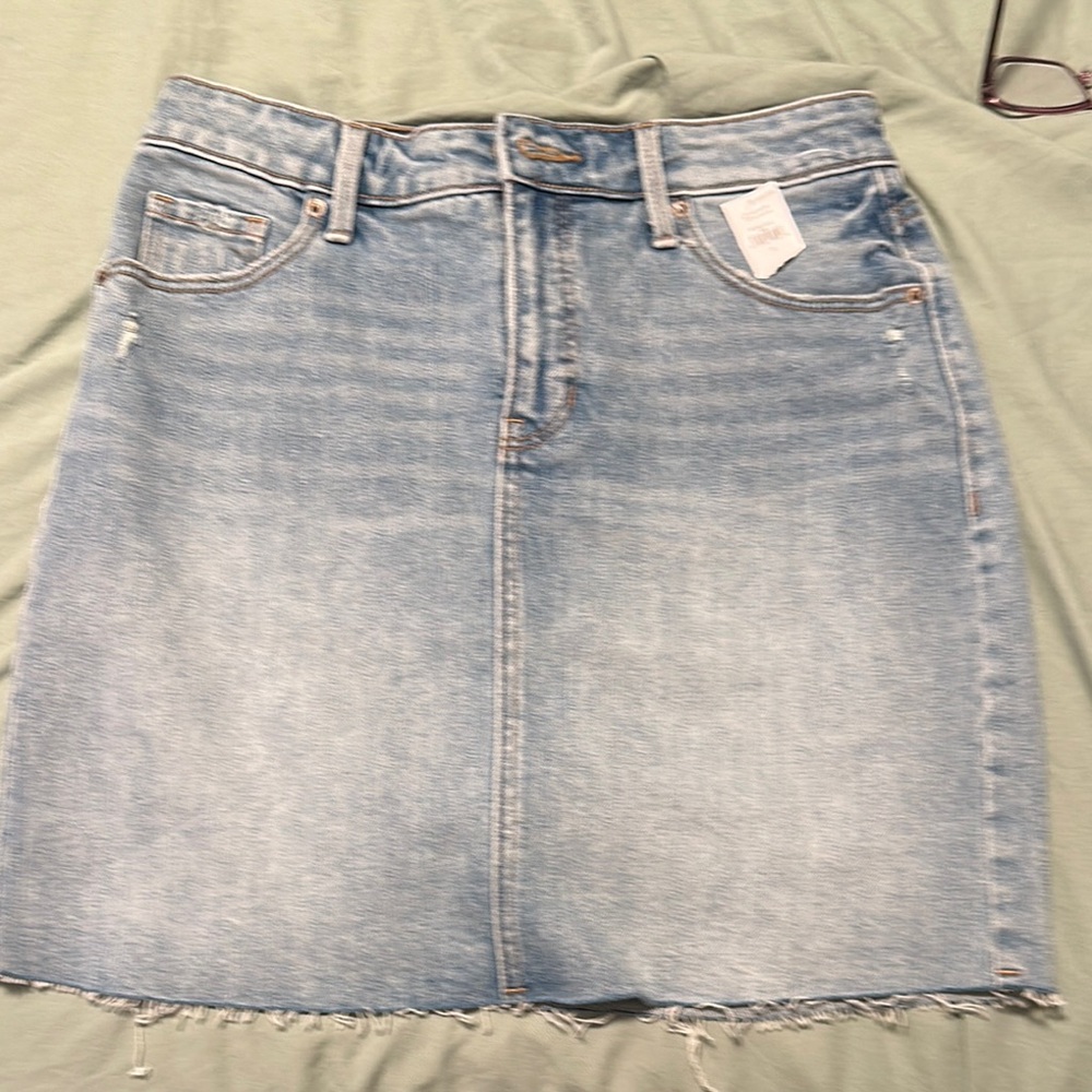 Old Navy Light Blue Denim Skirt